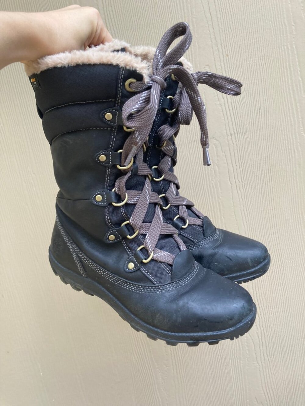 Timberland Winter Boot | Women's Waterproof 'Mount Hope' Leather Calf Boot | 7.5